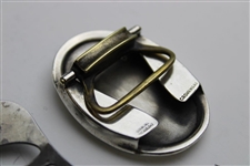 Collection of Five (5) Golf Themed Belt Buckles including USGA