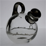 Vintage Silver Overlay Pre-Swing Golfers Decanter/Jug with Stopper