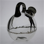 Vintage Silver Overlay Pre-Swing Golfers Decanter/Jug with Stopper
