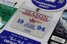 Five (5) PGA Tour Badges - Buick Inv, Byron Nelson Championship, Las Vegas Inv & Others