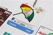 Four (4) PGA Tour Badges - Arnold Palmer Inv, K-Mart GGO, Phoenix Open & Michelob Championship