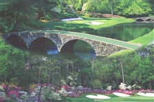 Gary Player Signed Augusta National Amen Corner 20x24 Poster JSA ALOA