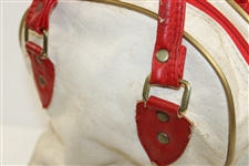 Classic Wilson White & Red Golf Shag Bag