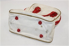 Classic Wilson White & Red Golf Shag Bag