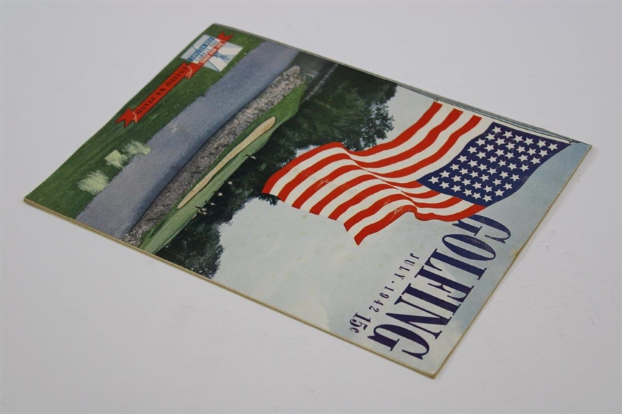 1942 Golfing Magazine WWII Tam O Shanter Preview Magazine - July