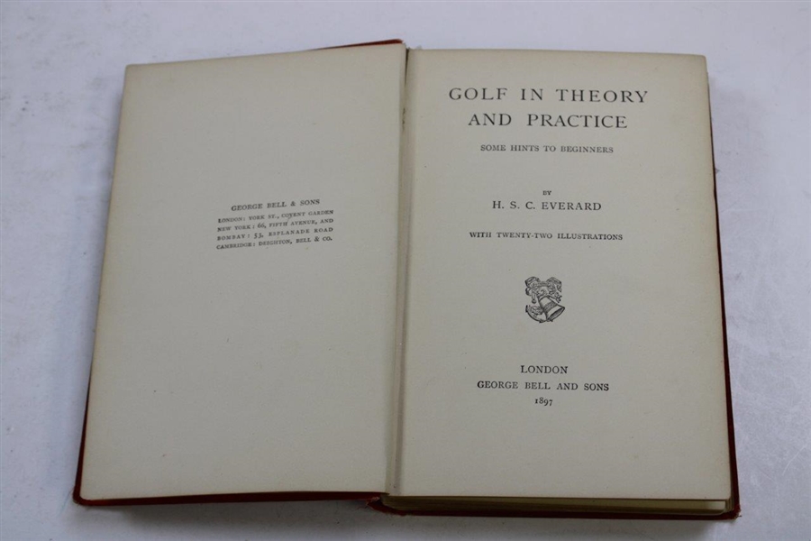 1897 'Golf In Theory And Practice' 2nd Edition Signed By WM Dunn