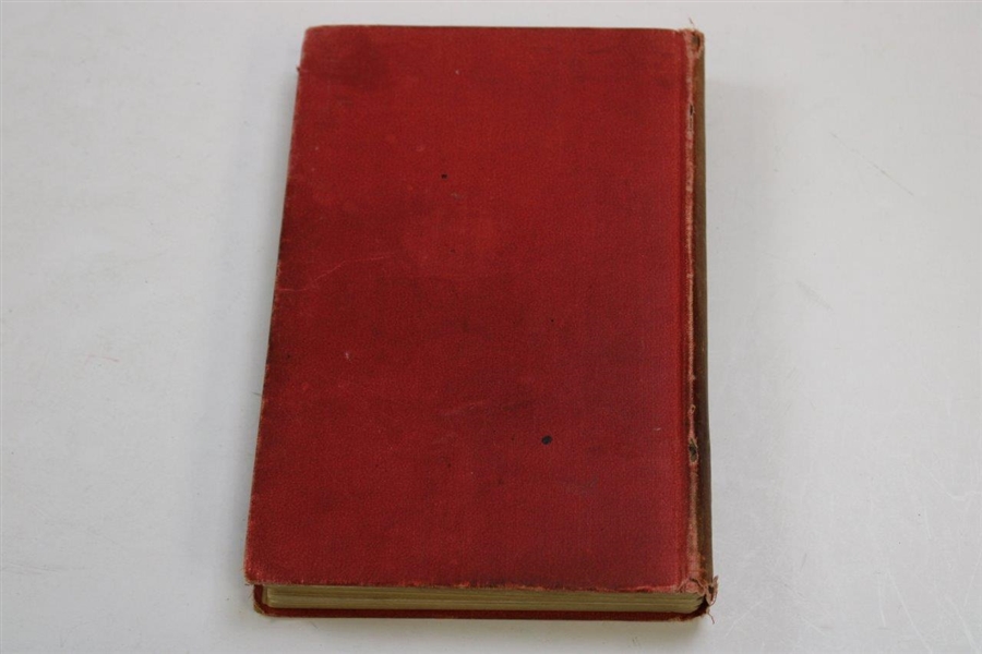 1897 'Golf In Theory And Practice' 2nd Edition Signed By WM Dunn