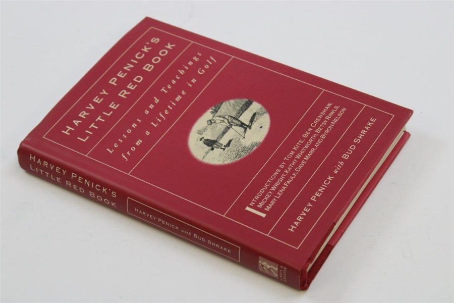 1992 'Harvey Penick's Little Red Book' By Harvey Penick With Simon & Schuster Promo Letter