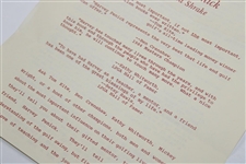 1992 'Harvey Penick's Little Red Book' By Harvey Penick With Simon & Schuster Promo Letter