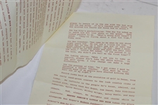 1992 'Harvey Penick's Little Red Book' By Harvey Penick With Simon & Schuster Promo Letter