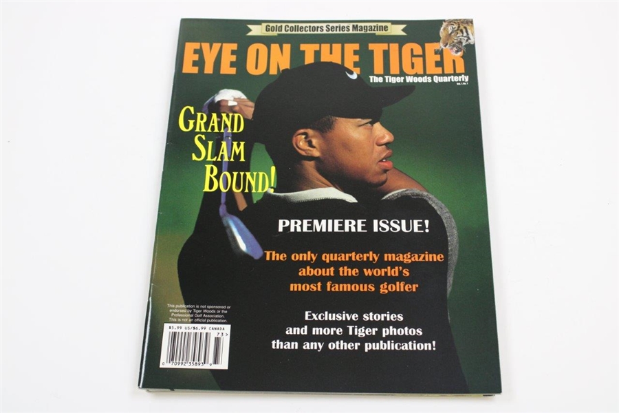 3 Golf Collector Magazines With Tiger On The Cover