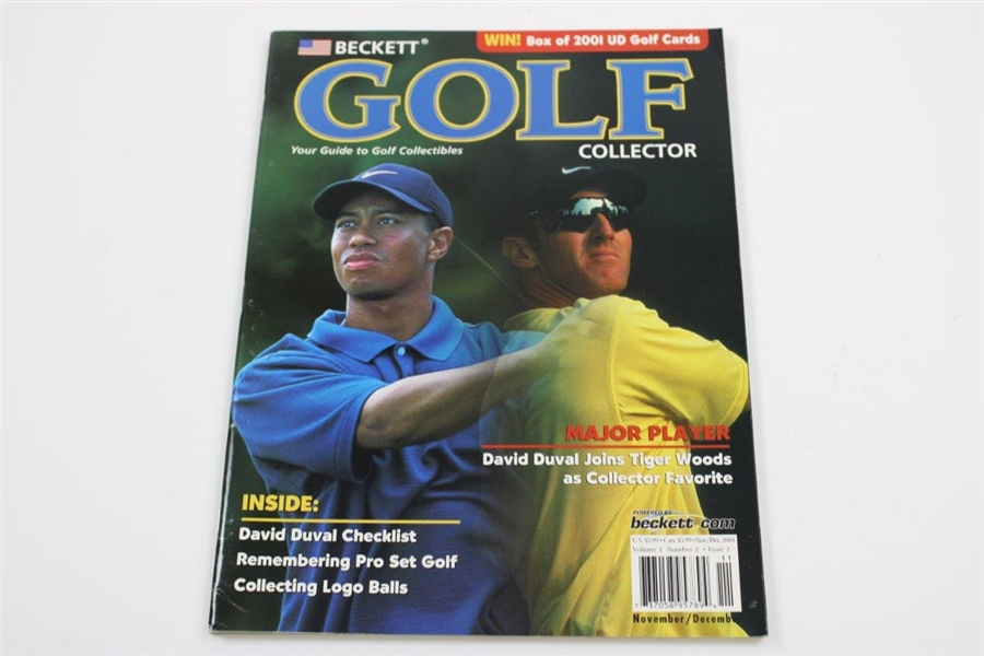 3 Golf Collector Magazines With Tiger On The Cover