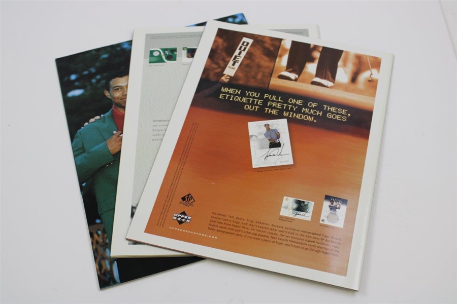 3 Golf Collector Magazines With Tiger On The Cover