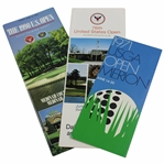 1971, 1976 & 1990 US Open Official Pairing Sheets