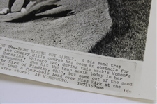 Babe Zaharias Bunker Shot At Cherry Hills Press Photo