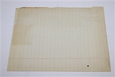 Bobby Locke Scorecard Dated 1936 & News Article