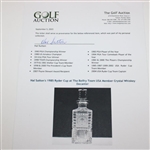 Hal Sutton's 1985 Ryder Cup at The Belfry Team USA Member Crystal Whiskey Decanter