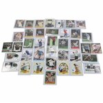 Thirty-Eight (38) Misc. Golf Cards Inc. Jones, Woods, Nicklaus, Hagen, Seve & more