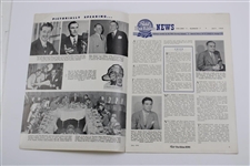 Ben Hogan on Cover of 1950 Pabst Blue Ribbon News Magazine Volume 11 Number 7 - July