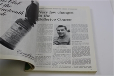 1965 US Open at Bellerive Country Club Program w/Scorecard & Pairing Sheet - Gary Player