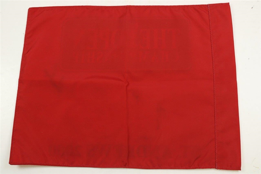 Big 3' Palmer, Nicklaus & Player Plus Watson Signed 2000 The Open at St. Andrews Red Flag JSA ALOA