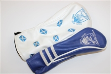 North Berwick '1832' West Links Embroidered Flag w/Driver & Hybrid Logo Headcovers