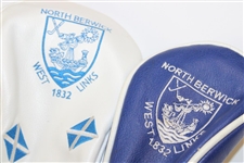 North Berwick '1832' West Links Embroidered Flag w/Driver & Hybrid Logo Headcovers