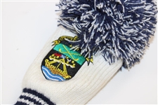 Crail Golfing Society Embroidered Flag w/Knit 'Instituted 1786' Logo Headcover