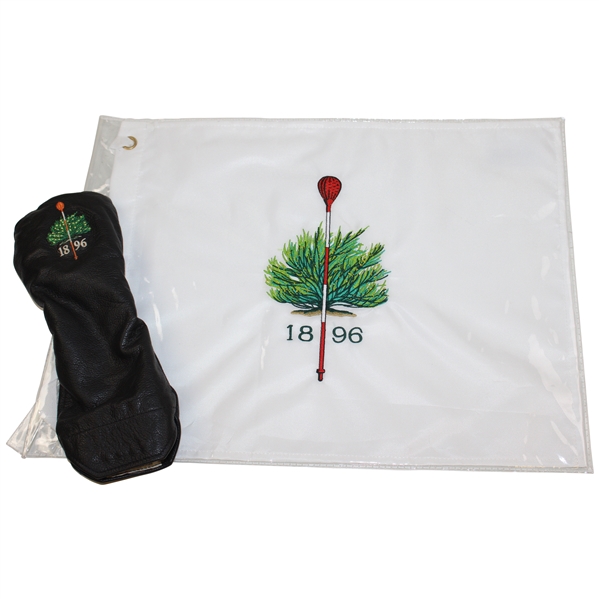 Merion Golf Club Embroidered 1896 Flag w/Used 1896 Logo Headcover