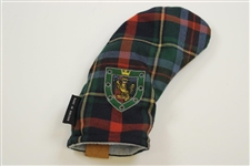 Royal Dornoch Embroidered Logo Flag w/Logo Seamus Tartan Putter Headcover