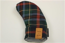 Royal Dornoch Embroidered Logo Flag w/Logo Seamus Tartan Putter Headcover