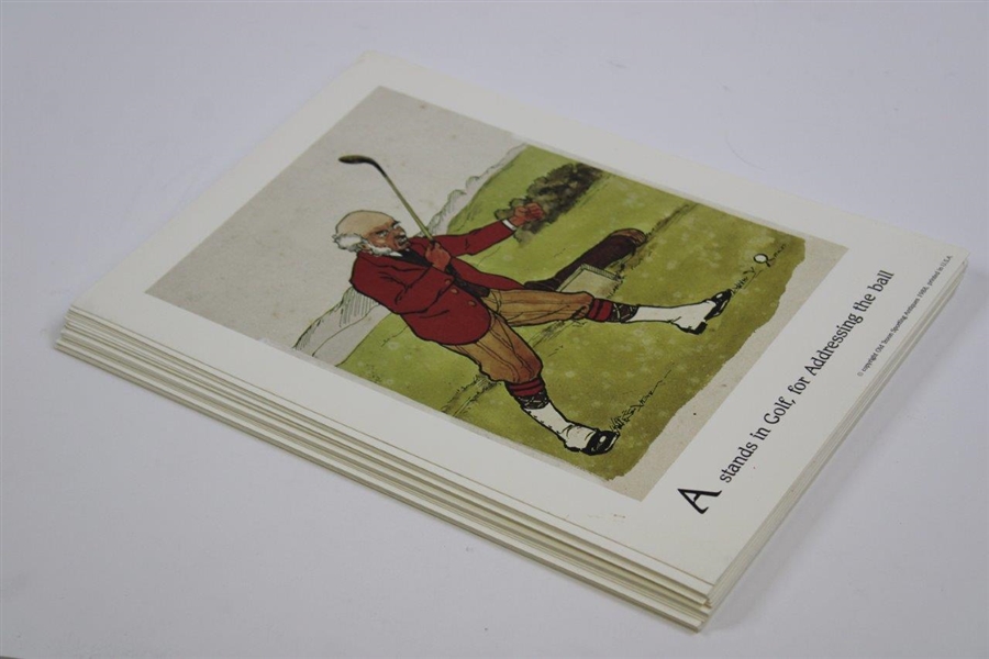 1988 'Old Troon Sporting Antiques' A-Z Golf Prints