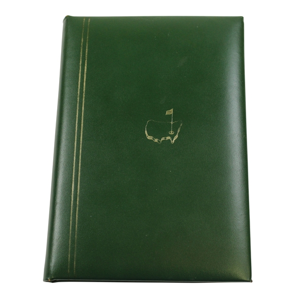 Classic Augusta National Golf Club Member Leather Note Pad/Address Book