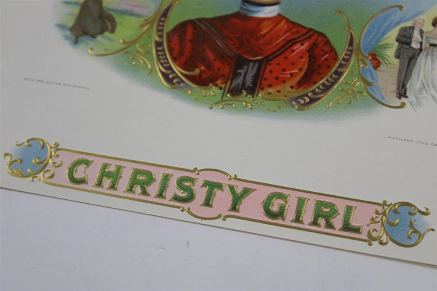 Christy Girl Cigar Label