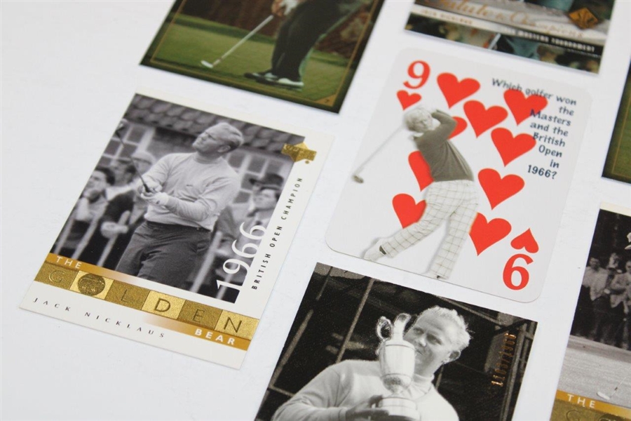 Seven (7) Jack Nicklaus Golf Cards - Salute to Champions, The Golden Bear & others