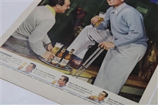 Ben Hogan Chesterfield & Pabst Blue Ribbon Ads with 'Follow Through' Sheet Music