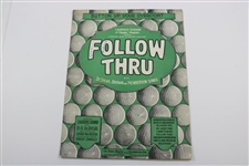 Ben Hogan Chesterfield & Pabst Blue Ribbon Ads with 'Follow Through' Sheet Music