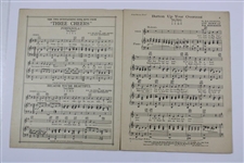 Ben Hogan Chesterfield & Pabst Blue Ribbon Ads with 'Follow Through' Sheet Music