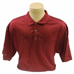 Tiger Woods Signed TW Sunday Red Nike Golf Shirt - Size Large FULL BECKETT #AB40213