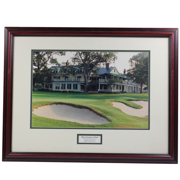 1999 Ryder Cup at The Country Club Clubhouse Photo Framed w/Sunday Grounds Ticket