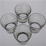 1957 Walker Cup at Minikahda Club Glasses w/Both Team Members - Set of Four (4)