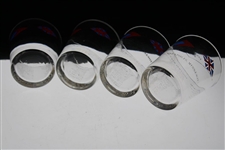 1957 Walker Cup at Minikahda Club Glasses w/Both Team Members - Set of Four (4)