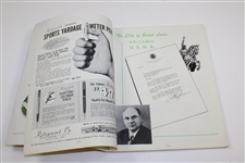 1947 US Open Championship at St. Louis Country Club Official Program - Lew Worsham Winner