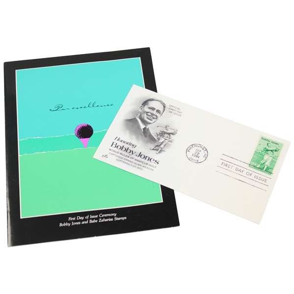 Bobby Jones & Babe Zaharias FDI Ceremony Stamps with 1981 Cachet
