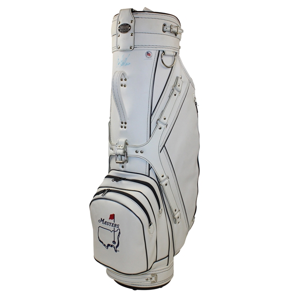 Multi-Signed Masters Logo Full Size Commemorative Golf Bag JSA ALOA