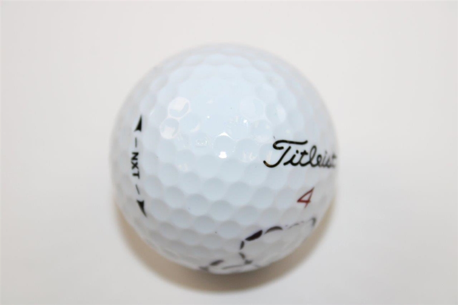 Jordan Spieth Signed Titleist Masters Logo Golf Ball JSA ALOA