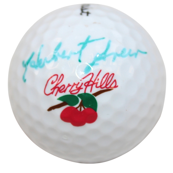 Hubert Green Signed Titleist Cherry Hills Logo Golf Ball JSA ALOA