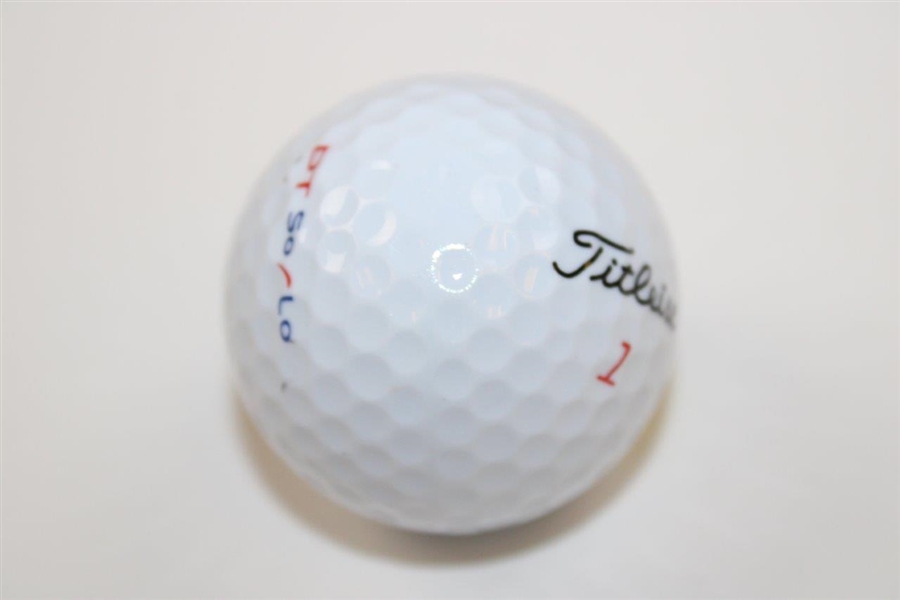 Mike Weir Signed Titleist Masters Logo Golf Ball JSA ALOA