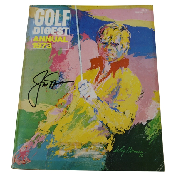 Jack Nicklaus Signed 1973 Golf Digest JSA ALOA
