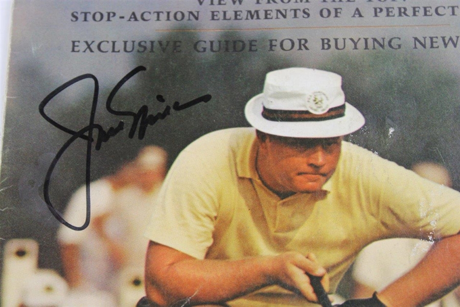 Jack Nicklaus Signed 1966 Golf Magazine JSA ALOA